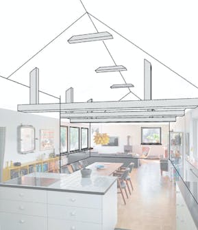 Lave loft til kip: Den midterste del af spærfoden kan erstattes Lave loft til kip: Den midterste del af spærfoden kan erstattes